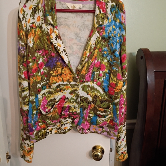 Anthropologie HWR Ajuda Fields Cardigan XL - Picture 4 of 4